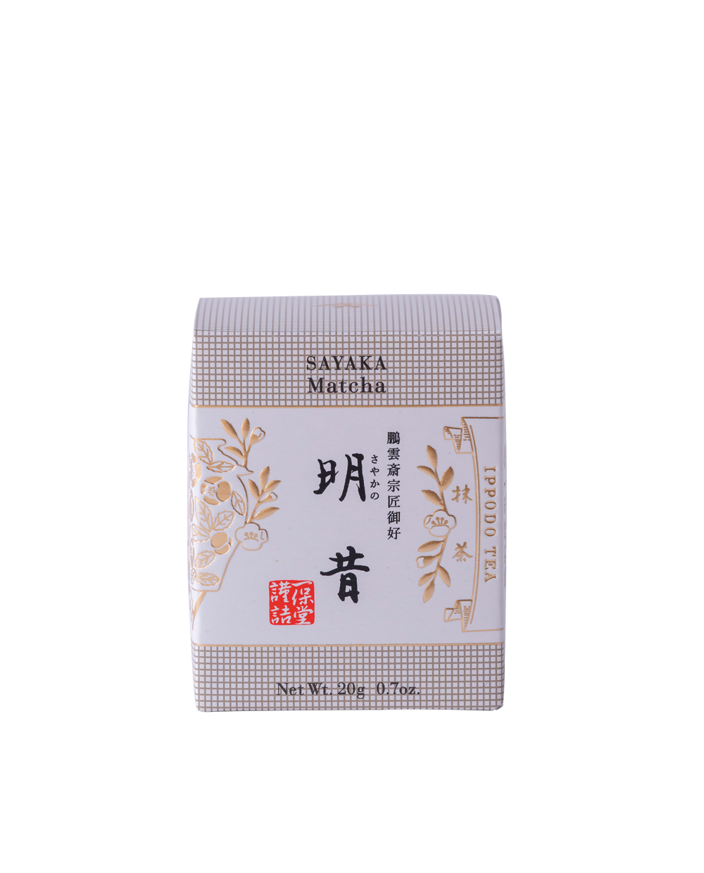 抹茶 明昔(さやかのむかし)20g箱