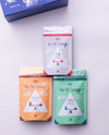 三角茶袋3種セット（玉露、くき煎茶、くきほうじ茶）